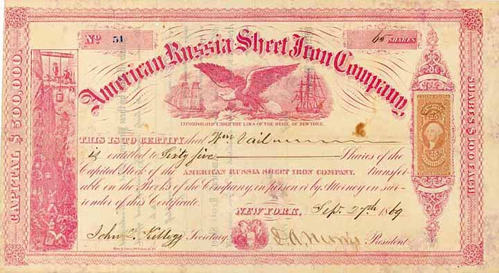 American Russia Sheet Iron Co.