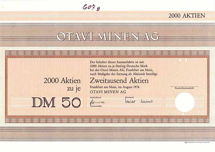 Otavi Minen AG
