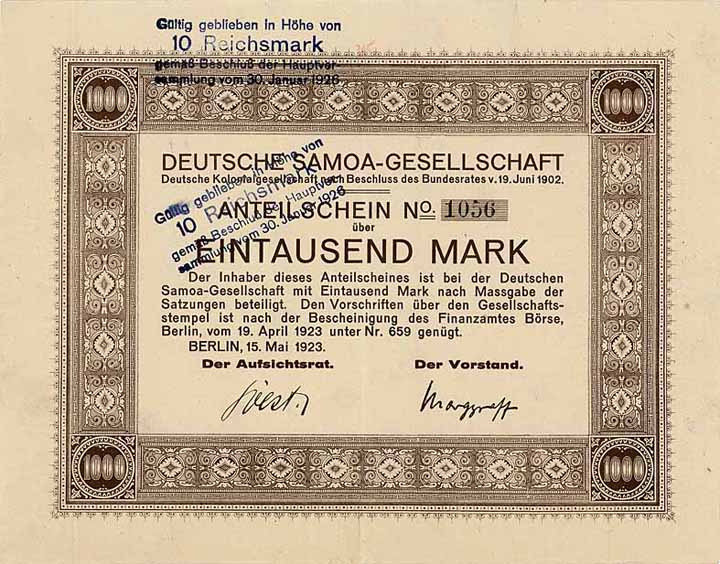 Deutsche Samoa-Gesellschaft