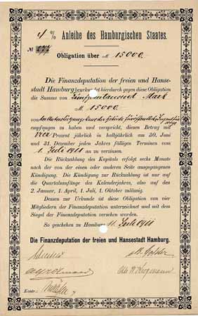 Finanzdeputation der freien und Hansestadt Hamburg