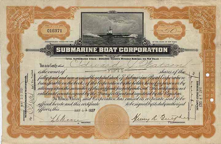 Submarine Boat Corp.