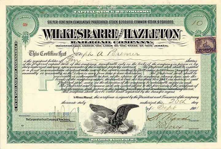 Wilkesbarre & Hazleton Railroad
