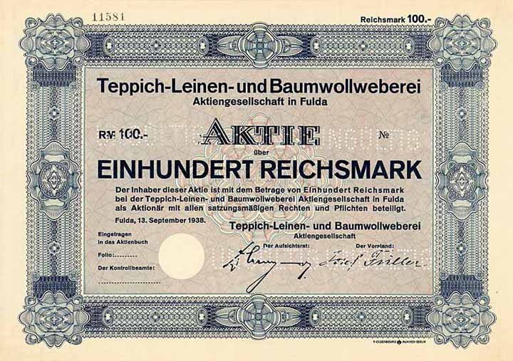 Teppich-Leinen- und Baumwollweberei AG