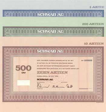 Schwab AG (3 Stücke)