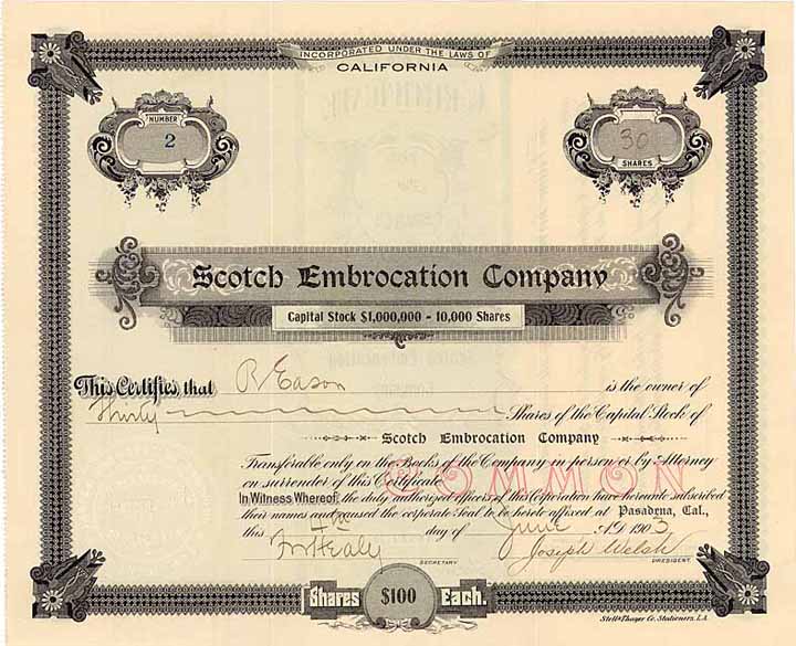 Scotch Embrocation Company