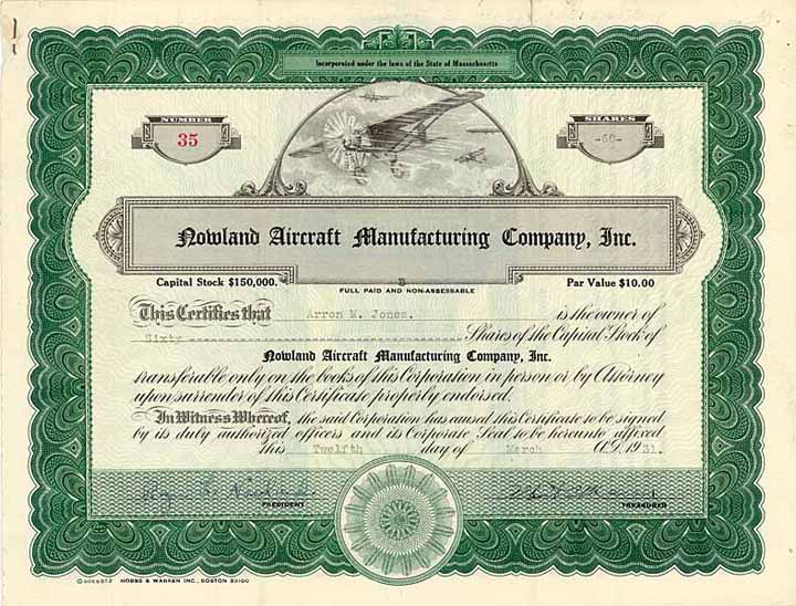 Nowland Aircraft Manufacturing Co.