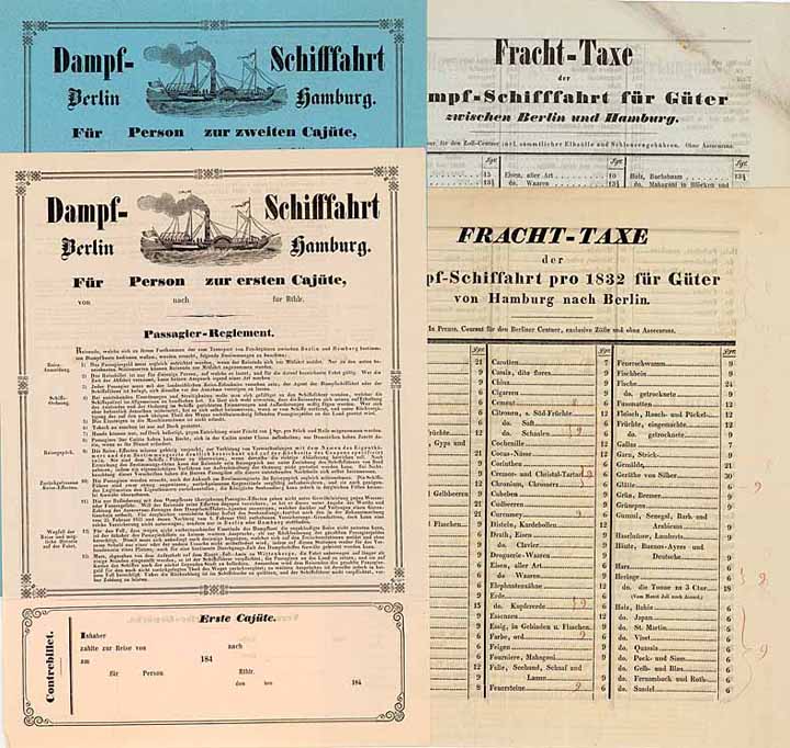 General-Direction der Seehandlungs-Societät (4 Stücke)