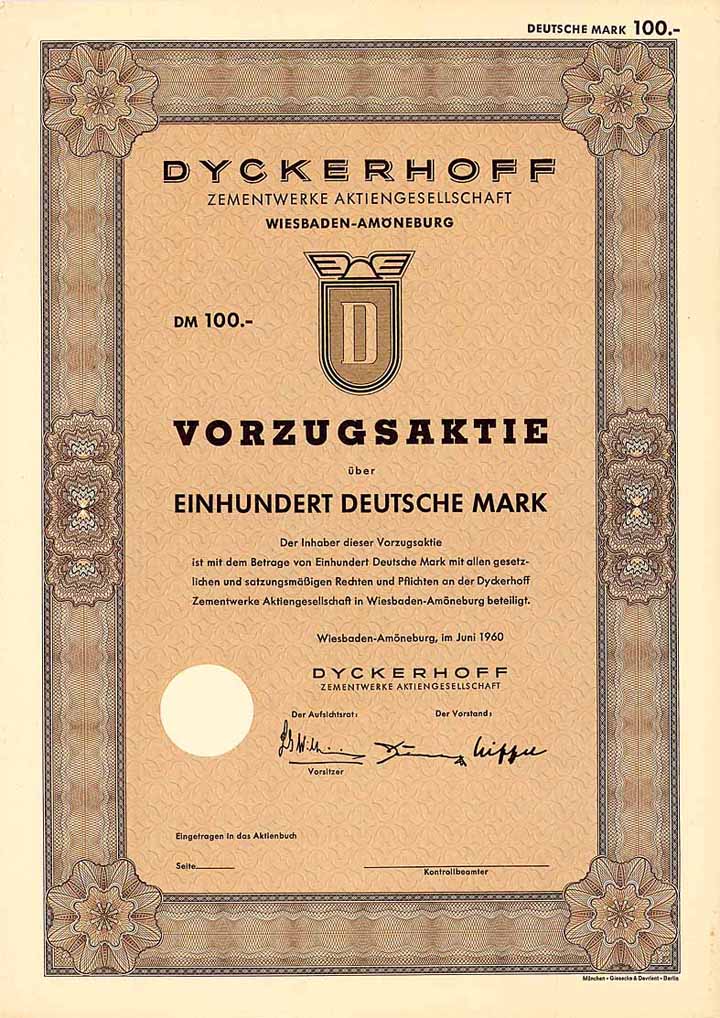 Dyckerhoff Zementwerke AG