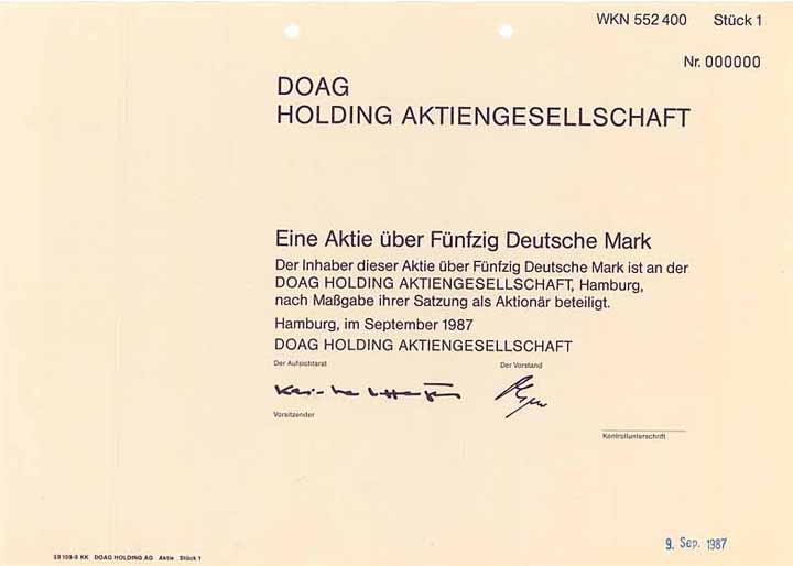 DOAG Holding AG