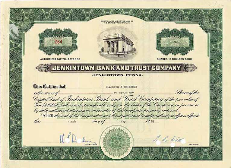 Jenkintown Bank and Trust Company