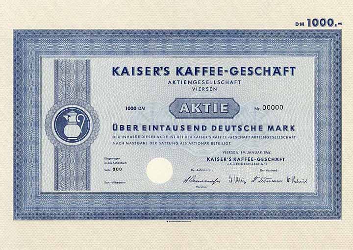 Kaiser's Kaffee-Geschäft