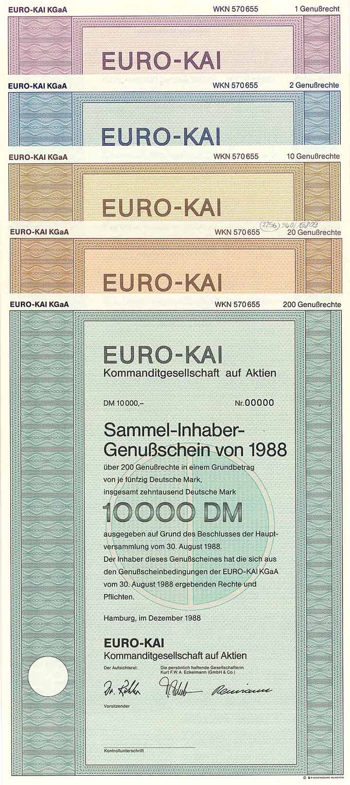 EURO-KAI KGaA (5 Stücke)