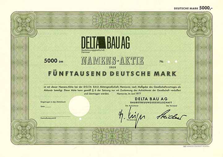 Delta Bau AG Baubetreuungsgesellschaft