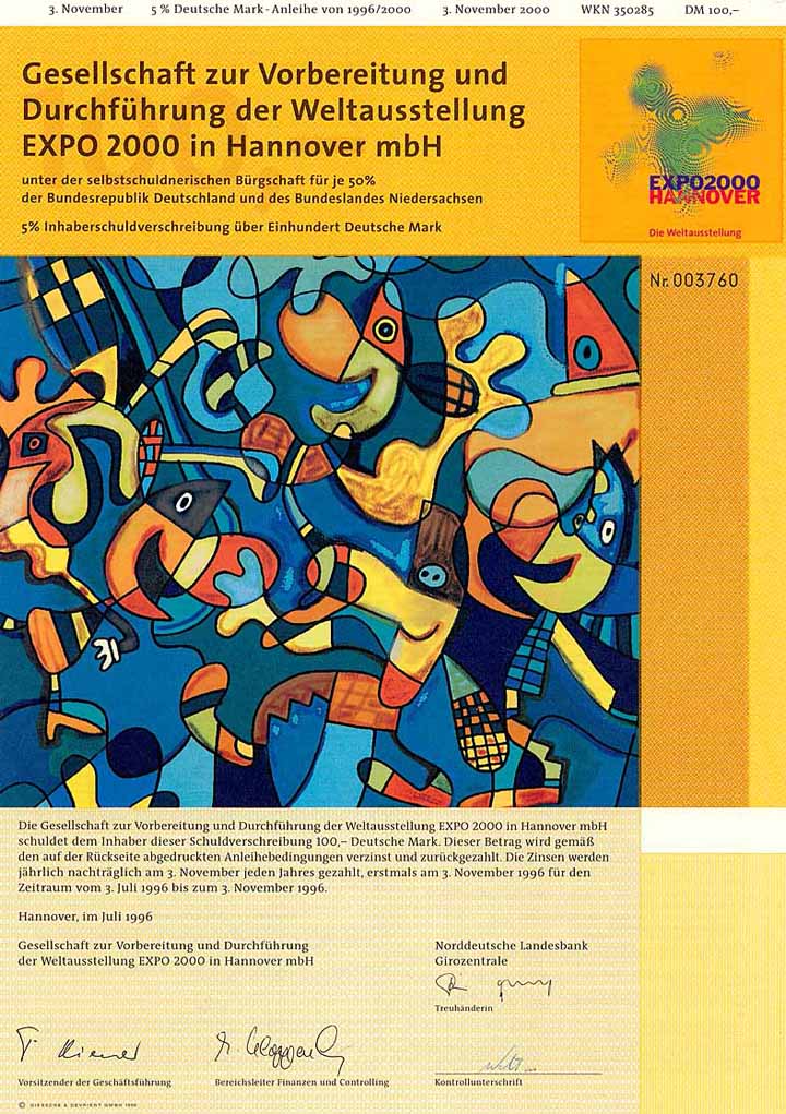 Gesellschaft zur Vorbereitung und Durchführung der Weltausstellung EXPO 2000 in Hannover GmbH