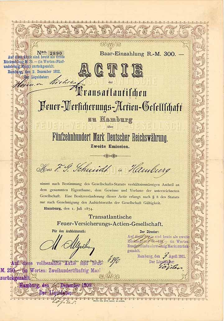 Transatlantischen Feuer-Versicherungs-AG