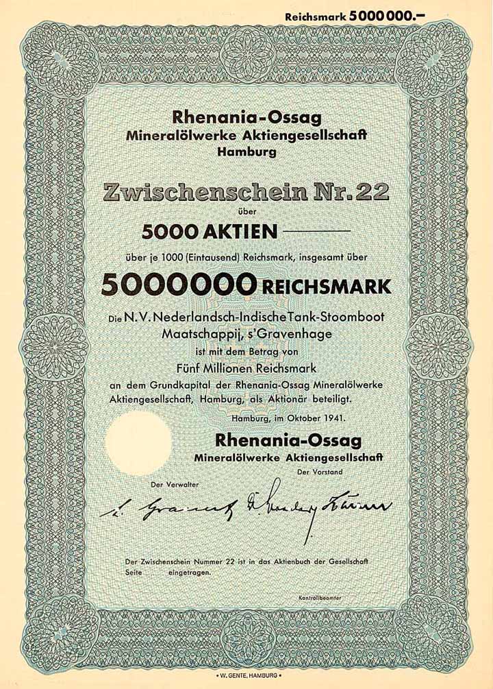 Rhenania-Ossag Mineralölwerke AG