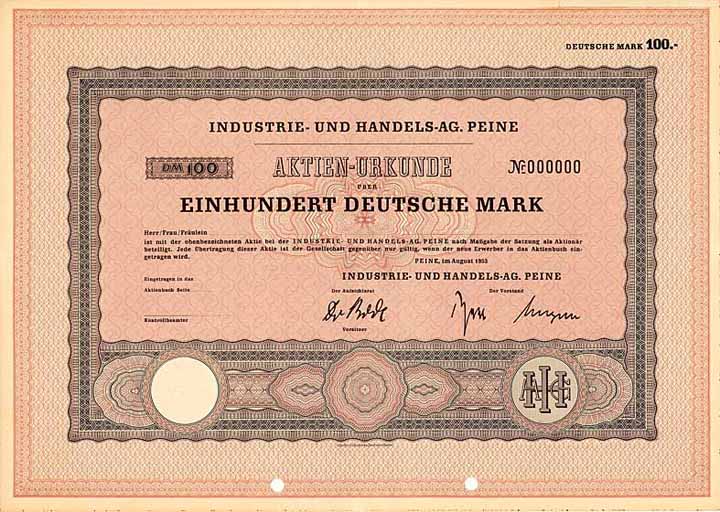 Industrie- und Handels-AG