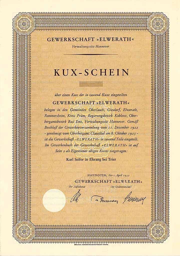 Gewerkschaft Elwerath