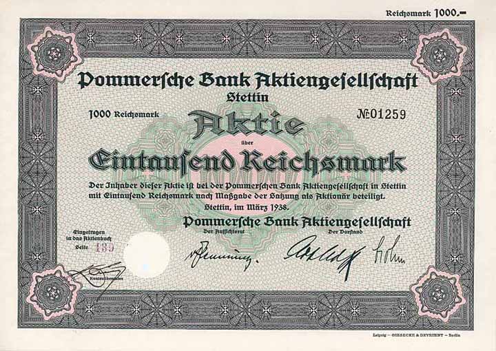 Pommersche Bank AG