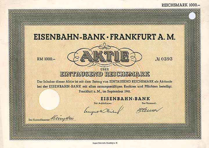 Eisenbahn-Bank