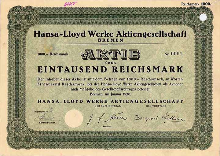 Hansa-Lloyd Werke AG