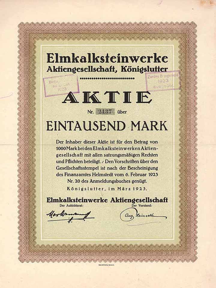 Elmkalksteinwerke AG