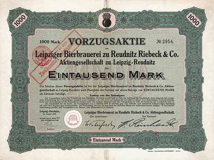 Leipziger Bierbrauerei zu Reudnitz Riebeck & Co. AG