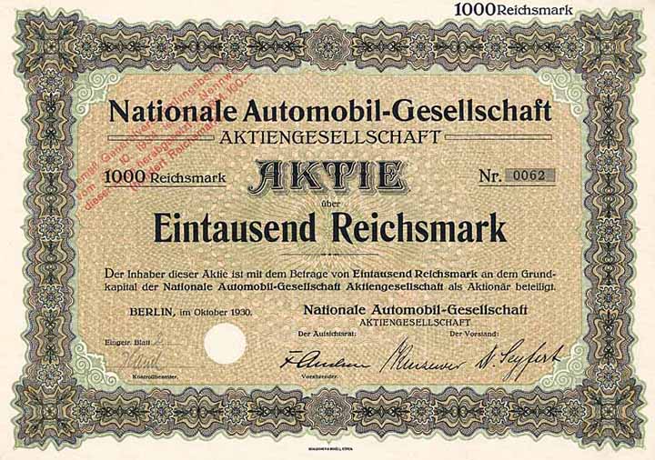 Nationale Automobil-Gesellschaft AG