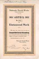 Nationale Paroid-Werke Studien-Gesellschaft