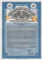 Danzig (Free City of Danzig, Tobacco Monopoly)