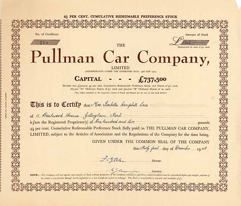 Pullman Car Co.