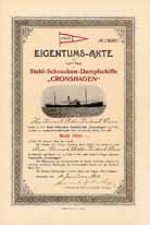 Stahl-Schrauben-Dampfschiff Cronshagen