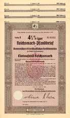 Bremenscher ritterschaftlicher Kreditverein (4 St�cke)