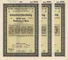 Deutsche Schutzgebietsanleihe 1911 (3 St�cke)