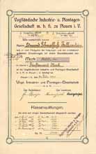 Vogtl�ndische Industrie- u. Plantagen-Gesellschaft mbH