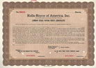 Rolls-Royce of America, Inc.