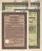 Deutsche Schutzgebietsanleihe 1913-1914 (4 Stcke)