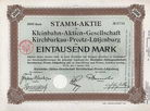 Kleinbahn-AG Kirchbarkau-Preetz-Ltjenburg
