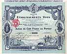 Socit des tablissements Voss S.A.