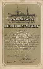 Stahl-Schrauben-Dampfschiff  Herzog Johann Albrecht