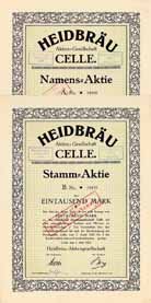 Heidbr�u AG (2 St�cke)