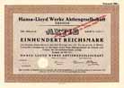 Hansa-Lloyd Werke AG (1930 g�ltig geblieben)