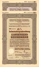 Schlesische Dampfer-Compagnie - Berliner Lloyd AG (2 St�cke)