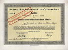Actien-Zuckerfabrik in Ottmachau