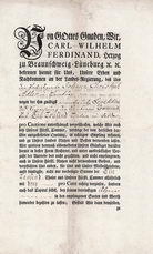 Carl Wilhelm Ferdinand, Herzog zu Braunschweig-Lneburg