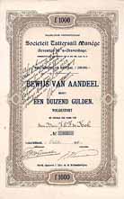 N.V. Societeit Tattersall Mange