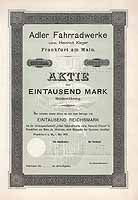 Adler Fahrradwerke vorm. Heinrich Kleyer