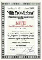 Alte Volksf�rsorge Gewerkschaftlich-Genossenschaftliche Lebensversicherungs-AG